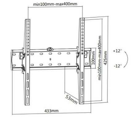 Крепление для телевизора Brateck KL21G-44T