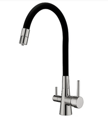 Змішувач для кухні Fabiano FKM 3126 SS Flex Inox