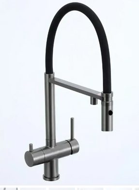 Смеситель на кухню Fabiano FKM 3130 Black Steel