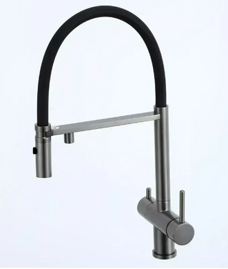 Смеситель на кухню Fabiano FKM 3130 Black Steel