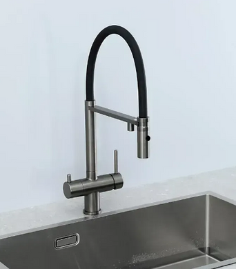 Смеситель на кухню Fabiano FKM 3130 Black Steel