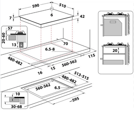 Варочная поверхность WHIRLPOOL GOS 6415/NB1
