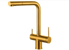 Смеситель для кухни Fabiano FKM 3114 SS Nano Gold
