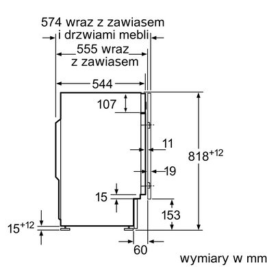 Встраиваемая стиральная машина BOSCH WIW24342EU